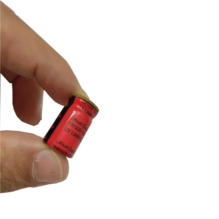 3.2V small cylindrical lithium iron phosphate battery 13200 120mAh with connecting plate rechargeabl