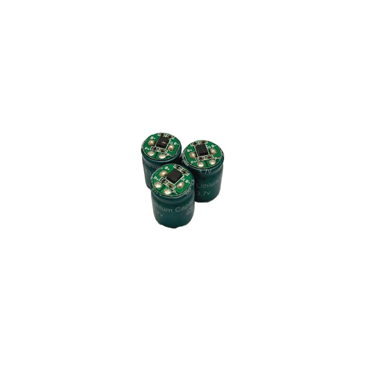 3.7V small cylindrical capacitive lithium battery 1112 75mAh with protective board rechargeable batt