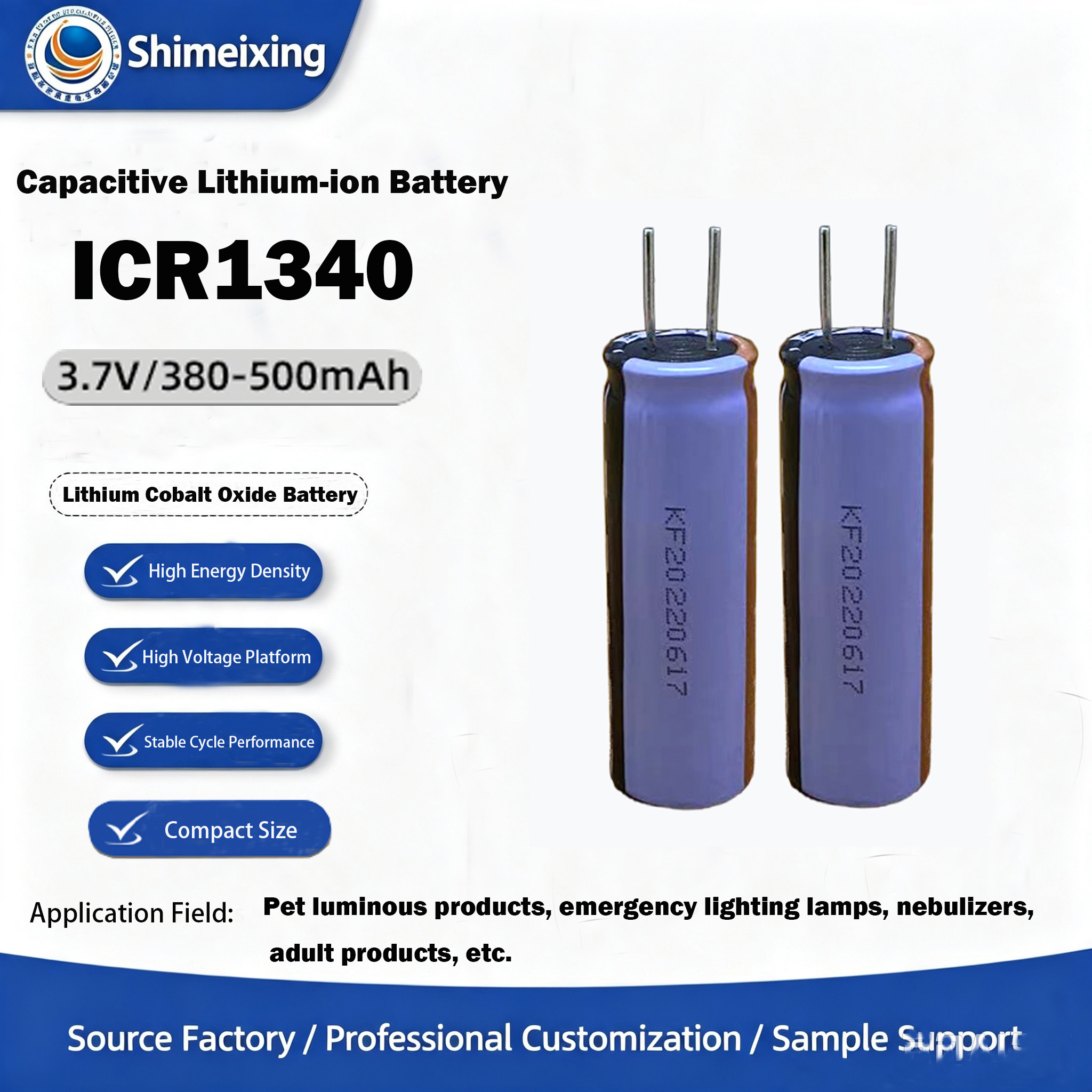 <strong>Capacitive Rechargeable Battery 13400, 3</strong>