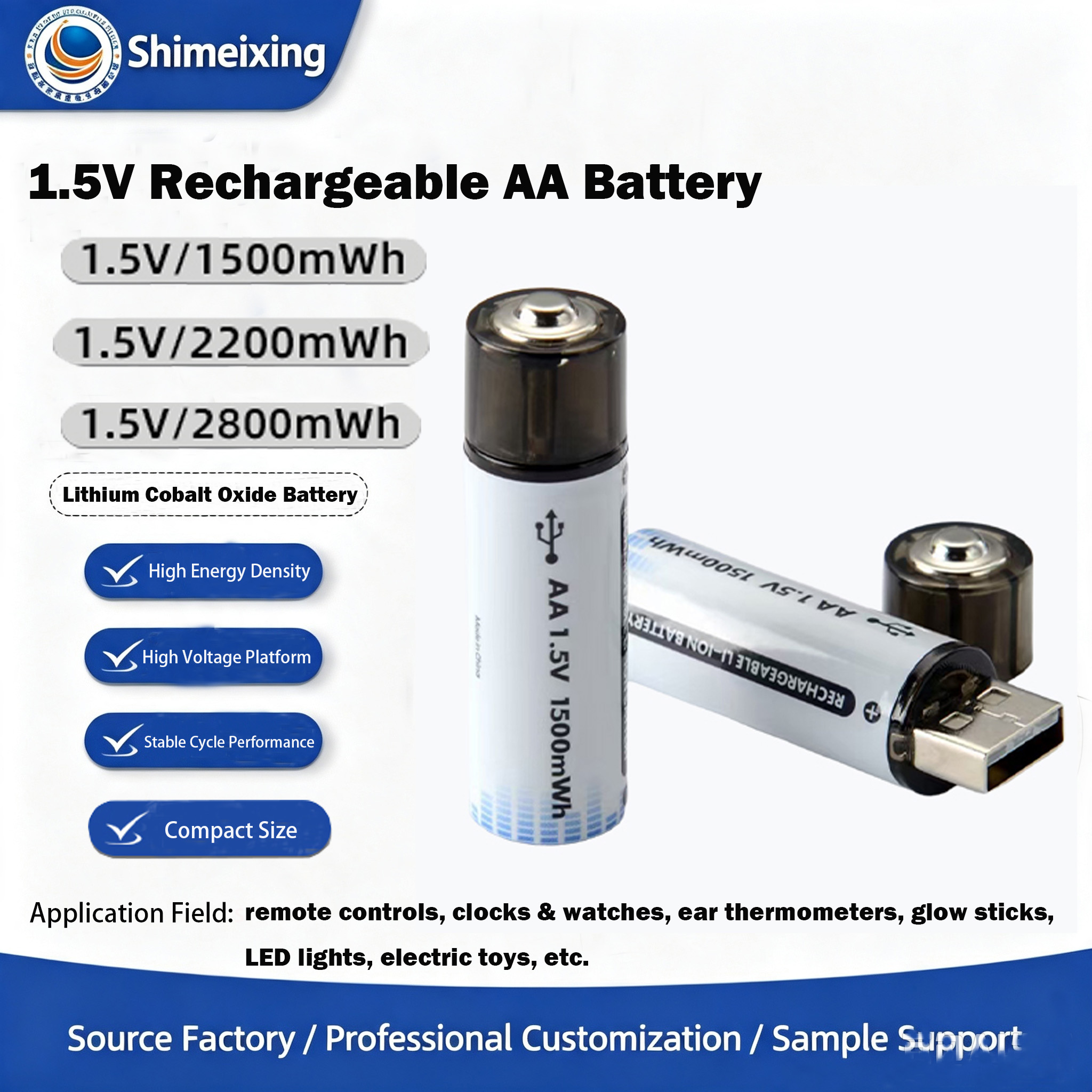 <strong>Wholesale 1.5V Constant‑Voltage USB Rech</strong>